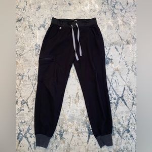 FIGS Black Jogger Scrub Pants